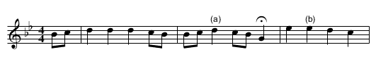 GB/7c/22A Royal George, The - staff notation