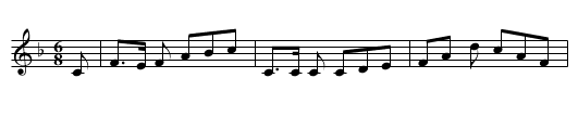 GB/7d/19 Bonnet So Blue - staff notation