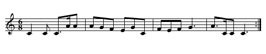 GB/7d/22 Old Woman - staff notation