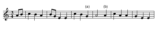 GB/7e/15 [As Robin was Driving his Wagon Along] - staff notation