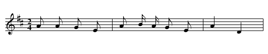 Ge jiucai - staff notation