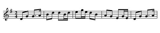 Gealbhan, An - staff notation