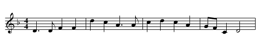 Geamhramh, An  - staff notation