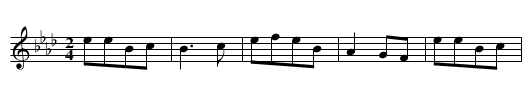 Gechang yingxong liuhulan - staff notation