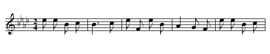 Gechang yingxun liuhulan - staff notation