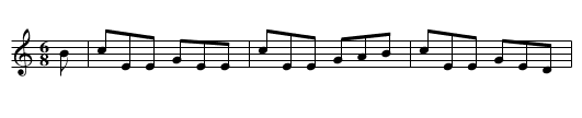 Geese in The Bog - staff notation
