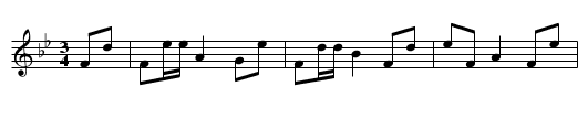 GEH ICH HIN UEBER DIE ALM - staff notation