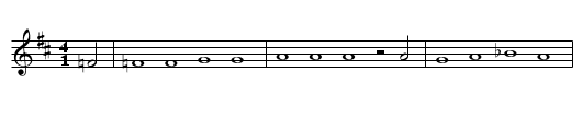 Geistliche Lieder im Jacobston - staff notation