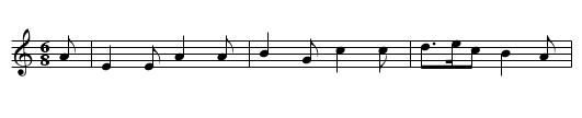 Gelding of the Devil - staff notation