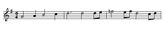 Geloxia - staff notation