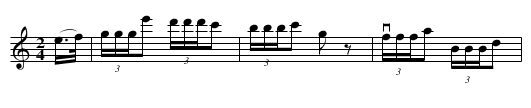 GEM SCHOTTISCHE - staff notation