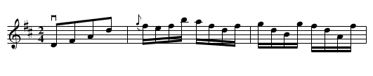 Gen Longstreet's -- Reel - staff notation