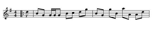 General Drummond - staff notation