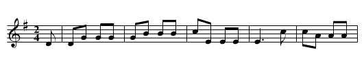General Guinness - staff notation