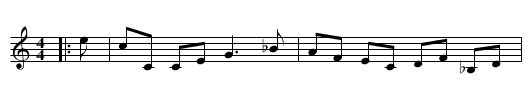 General McKay - staff notation