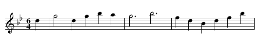 Generous Conquest - staff notation