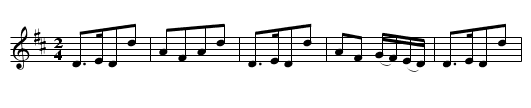 Gentle Ann. - staff notation