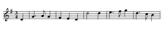 Gentle Maiden - staff notation