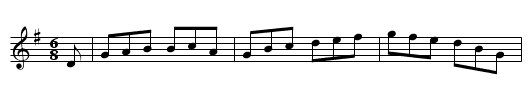 Gentleman Hill's Quickstep - staff notation