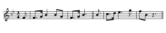 Geordie - staff notation