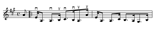 GEORGE THE IV - staff notation