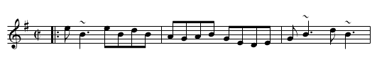 George White's Favorite - staff notation