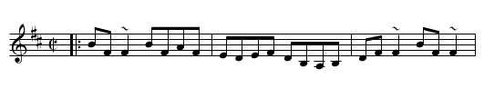 George White's Favourite - staff notation