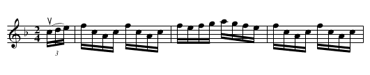 GEORGIA CRACKERS -- HORNPIPE - staff notation