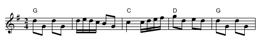 Ger the Rigger - staff notation