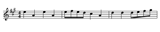 Ger the Rigger - staff notation