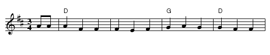 German Musicianer, The - staff notation