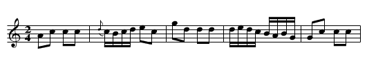 German Polka - staff notation