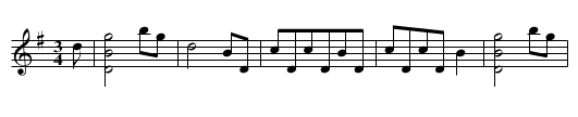 [German Tune #6] - staff notation