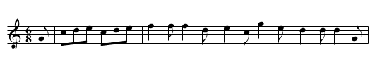 German Tunes - to page 57 - staff notation