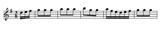 German Waltz - staff notation