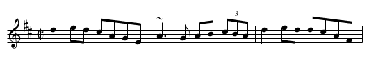 Gerry Commane's - staff notation