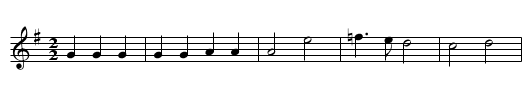 Gerstebinden - staff notation