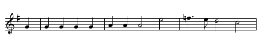 Gerstebinden - staff notation