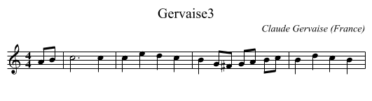 Gervaise3 - staff notation