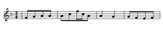GESTERN ABEND IN DER STILLEN RUH - staff notation