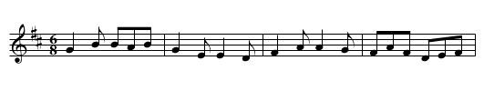 Get Up, Old Woman, and Shake Yourself - staff notation