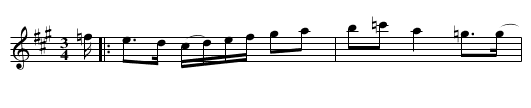Getingen e. Hans Dalfors (Ore) - staff notation