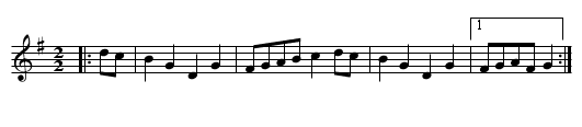 Getting Upstairs - staff notation