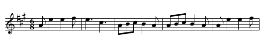 Geud Man of Ballangigh (Hunt the Squirrel) - staff notation