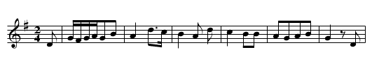 Geusenlied - staff notation
