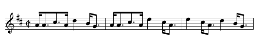 Ghillie Callum - staff notation