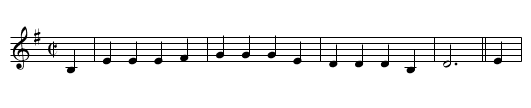 Ghost Riders in the Sky - staff notation