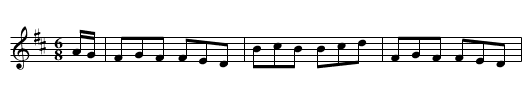 Gigg JBut.146, A - staff notation