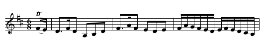 Gigg - staff notation