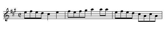 Gigue Adélard - staff notation